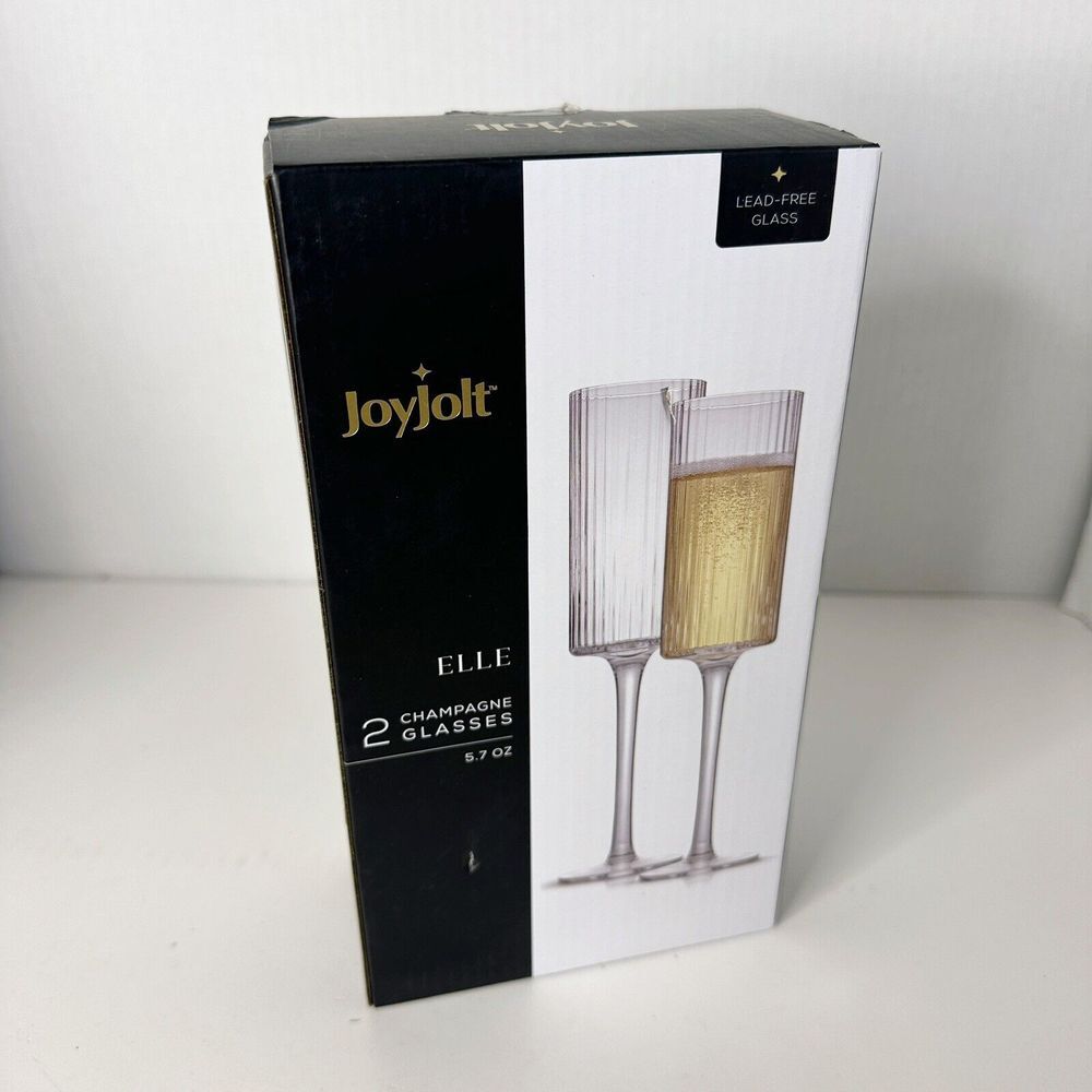 6oz Champagne Glasses. Vintage Style Unique Drinking‎ Mimosa JoyJolt – ELLE